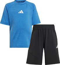 adidas Performance Træningssæt - Bright Cyan/Royal Blue/Hvid