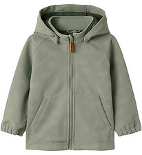Name It Softshelljakke m. Fleece - NmmAlfa08 - Shadow m. Magisk
