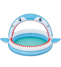 Bestway Badebassin m. Sprinkler - 163 x 127 cm - Sharktastic
