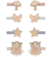 Mimi & Lula Hårclips - 8-pak - 3 cm - Fairy Garden