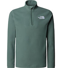 The North Face Fleecejakke - Glacier - 1/4 Zip - Duck Green