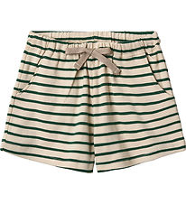 Wheat Shorts - Kalle - Green Stripe