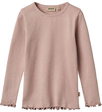 Wheat Bluse - Rib - Ida - Rose Powder