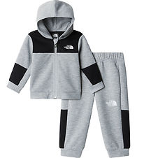 The North Face Sweatsæt - Cardigan/Bukser - Light Grey Heather
