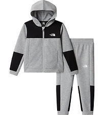 The North Face Sweatsæt - Cardigan/Bukser - Light Grey Heather