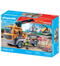 Playmobil Action Heroes - Kranbil - 71750 - 55 Dele