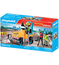 Playmobil Action Heroes - Vejarbejde - 71751 - 43 Dele