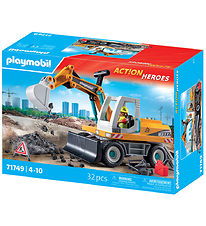 Playmobil Action Heroes - Stor Gravemaskine - 71749 - 32 Dele