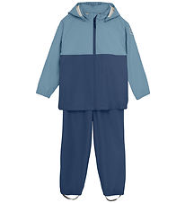 Color Kids Regntøj - PU - Faded Denim
