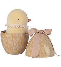 Maileg Påskeæg m. Kyllingebamse - Cream Yellow