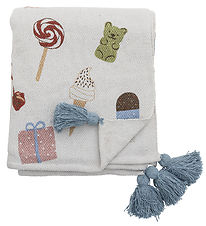 Bloomingville Mini Tæppe - 160x130 cm - Sweets Plaid - Nature