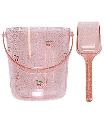 Konges Sløje Spand/Skovl - Glitter - Cherry