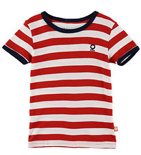 Katvig T-shirt - Rød/Hvid Stribet