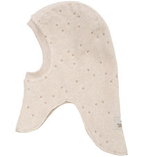 Huttelihut Elefanthue - Fleece - 2-lags - Camel Melange m. Stjer