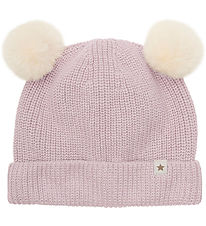 Huttelihut Hue - Strik - Cloud Gray m. Kvaste