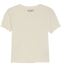 Huttelihut T-shirt - Rib - Antique White