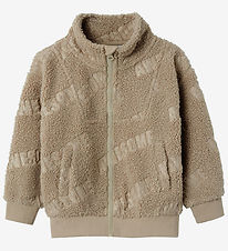 Name It Fleecejakke - Teddy - NmmDtriso - Pure Cashmere