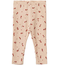 Wheat Leggings - Rib - Jules - Rose Water Flowers