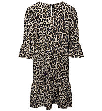 Kids Only Kjole - KogGlow - Black/Clara leo