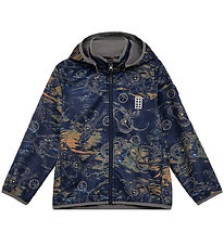LEGO® Ninjago Softshelljakke - LWSaku 200 - Dark Navy m. Print