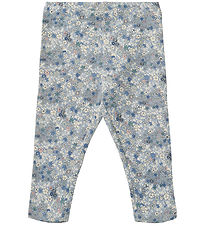 Wheat Leggings - Jules - Blue Summer Flowers