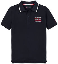 Tommy Hilfiger Polo - Flag Hilfiger - Dark Night Navy