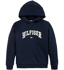 Tommy Hilfiger Hættetrøje - Varsity - Dark Night Navy