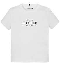 Tommy Hilfiger T-shirt - Script - Hvid