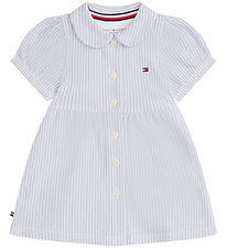 Tommy Hilfiger Kjole - Ithica - Breezy Blue/Stripes