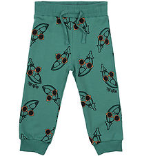 The New Siblings Sweatpants - TnstNeo - Bottle Green m. Ærter