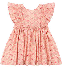 Konges Sløjd Kjole - Ava Bow - Lacy Pink
