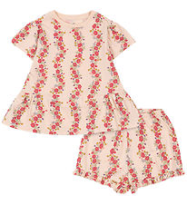 Konges Sløjd Shortssæt - Shorts/T-shirt - Famo - Floria Pink