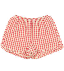 Konges Sløjd Shorts - Kim - Flamingo Plume Check