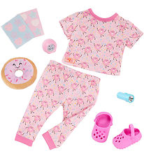 Our Generation Dukketøj - Deluxe Pyjamas Donut