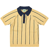 FUB Polo - Vanilla/Dark Navy