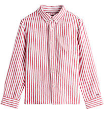 Tommy Hilfiger  Skjorte - Primary Red Stripe