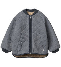Wheat Termo/Fleecejakke - Vendbar - Lake - Ink Stripe