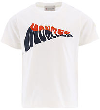 Moncler T-shirt - Hvid m. Print
