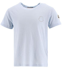Moncler T-shirt - Lyseblåmeleret m. Similisten