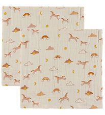 Liewood Stofbleer - 2-pak - 65x65 cm - Lewis - Dream/Ecru