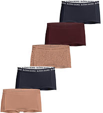 Björn Borg Hipsters - 5-pak - Rosa/Rød/Sort