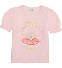 Hust and Claire T-shirt - Alma - Rose Beach m. Glitter