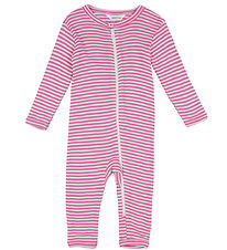 Joha Heldragt - Rib - Uld/Silke - Off White/Pink