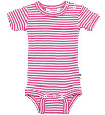 Joha Body k/æ - Rib - Uld/Silke - Off White/Pink