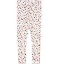Hust and Claire Leggings - Laerke - Ivory m. Blomster