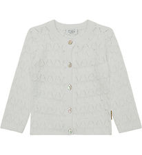 Hust and Claire Cardigan - Strik - Cilja - White m. Hulmønster