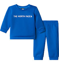 The North Face Sweatsæt - Bluse/Bukser - Hero Blue m. Logo