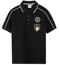 BOSS Polo - Team Boss - Sort m. Rosa