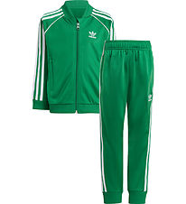adidas Originals Træningssæt - Grøn m. Hvid