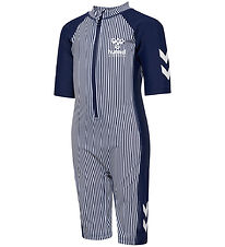 Hummel Badeheldragt - UV40+ - HmlMorgat - Navy Blue/Bright White Hummel Badeheldragt - UV40+ - HmlMorgat - Navy Blue/Bright White